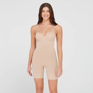 ASSETS by SPANX - ASSETS SPANX Strapless Bodysuit Shapewear Beige 1X Beige